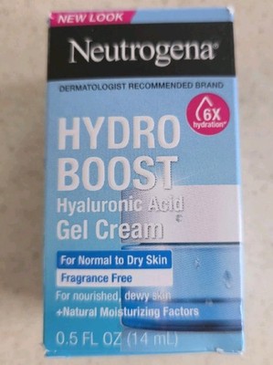 Neutrogena Hydro Boost Gel Moisturizer Fragrance Free 0.5oz Hyaluronic Acid