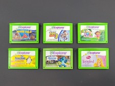 Leapster Explorer Leap Frog Leap Pad Lot of 6 Learning Game Cartridges