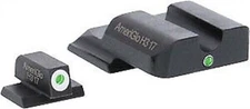 Ameriglo S&W M&P Shield Tritium 2 Dot Night Sight Set Green Front/Rear SW141