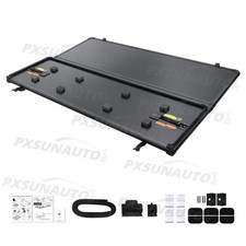 5ft 3fold Hard Truck Bed Tonneau Cover Wled 400lb For Nissan Frontier 2005-2023 5ft 3fold Hard Truck Bed Tonneau Cover Wled 400lb For Nissan Frontier 2005-2023