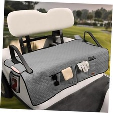 Golf Cart Seat Cover with 8 Pockets for EZGO, Yamaha and Club Car