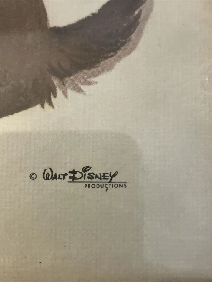 "Litografía de colección Walt Disney Lady and the Tramp 8"" X 10""" Foto 4 de 4