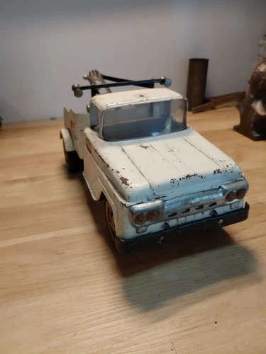Vintage 1958 Tonka Wrecker AA Tow Wrecker Truck USA,as Found
