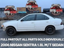 2006 Nissan Sentra 1.8L M/T Alternator OEM