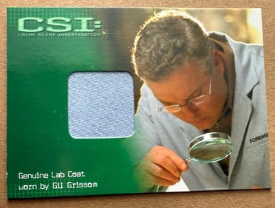 CSI: William Petersen als Gil Grissom Kostümkarte Strictly Ink CSI-C1 Laborkittel