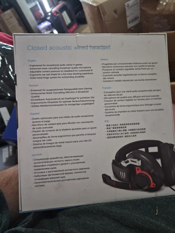 ¡Nuevo y precintado! Auriculares profesionales con cable para juegos EPOS Sennheiser GSP 600 Foto 4 de 4