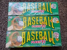 Lot of (3) 1991 Fleer Baseball Sets - Pro Visions