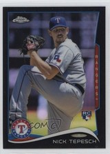 2014 Topps Chrome Update Mega Box Black Refractor /99 Nick Tepesch #MB-24 1n1p