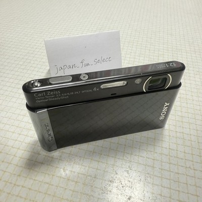 SONY Cyber Shot DSC-T90 Black Digital Camera 12.1MP 4x Zoom
