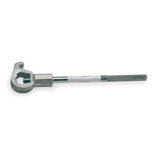 MOON AMERICAN 879-8 Adj. Hydrant Wrench,18"L,Steel 3LX25
