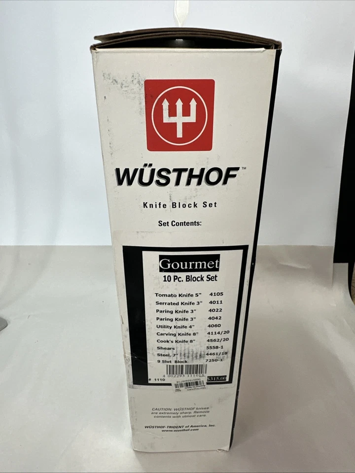 Juego de bloques de madera de cuchillos Wusthof Gourmet de 10 piezas nuevo Foto 3 de 3