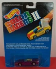VTG Hot Wheels -Color Racers II - Corvette Convertible - 1989-Bilingual Card-NOC