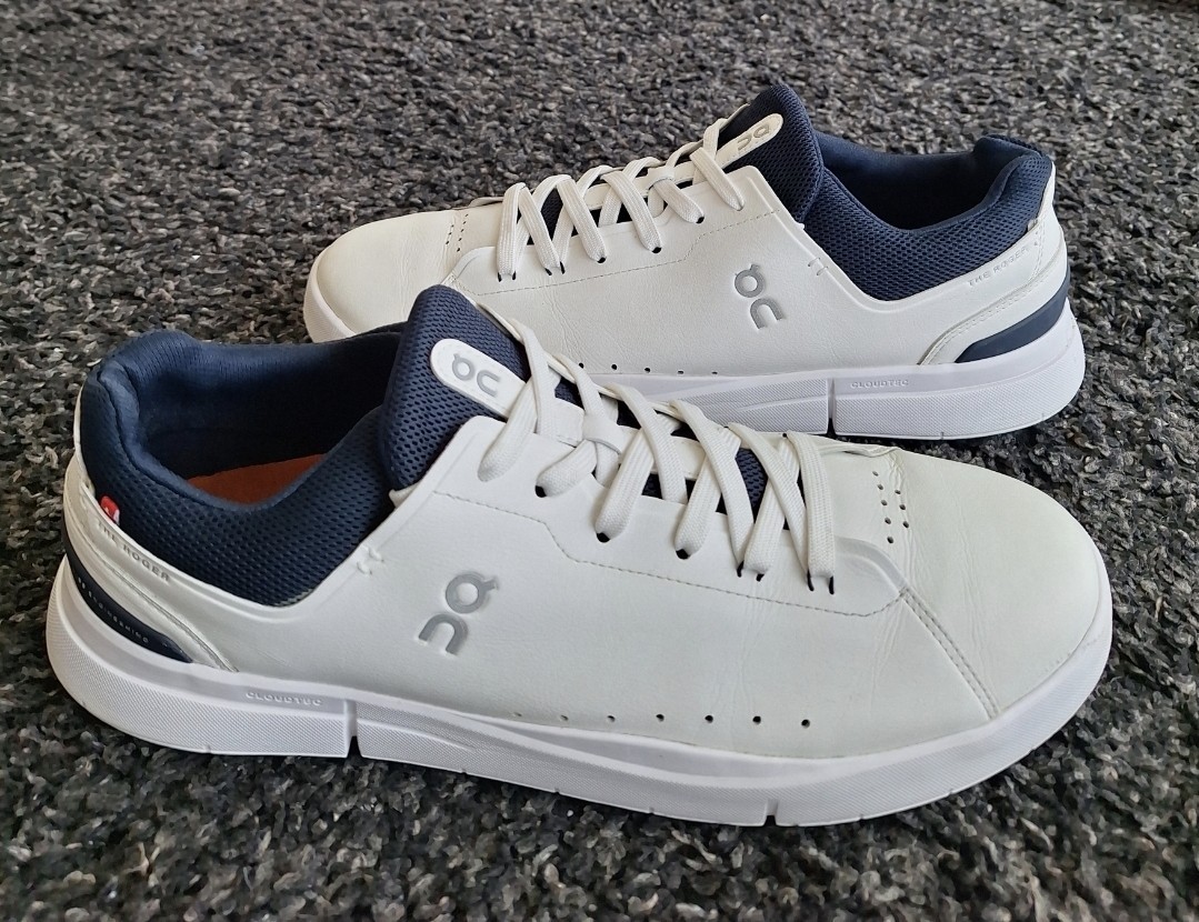 ON Running Mens The Roger Advantage Shoes, White/Midnight,‎ 13 M (US) Men main image 4