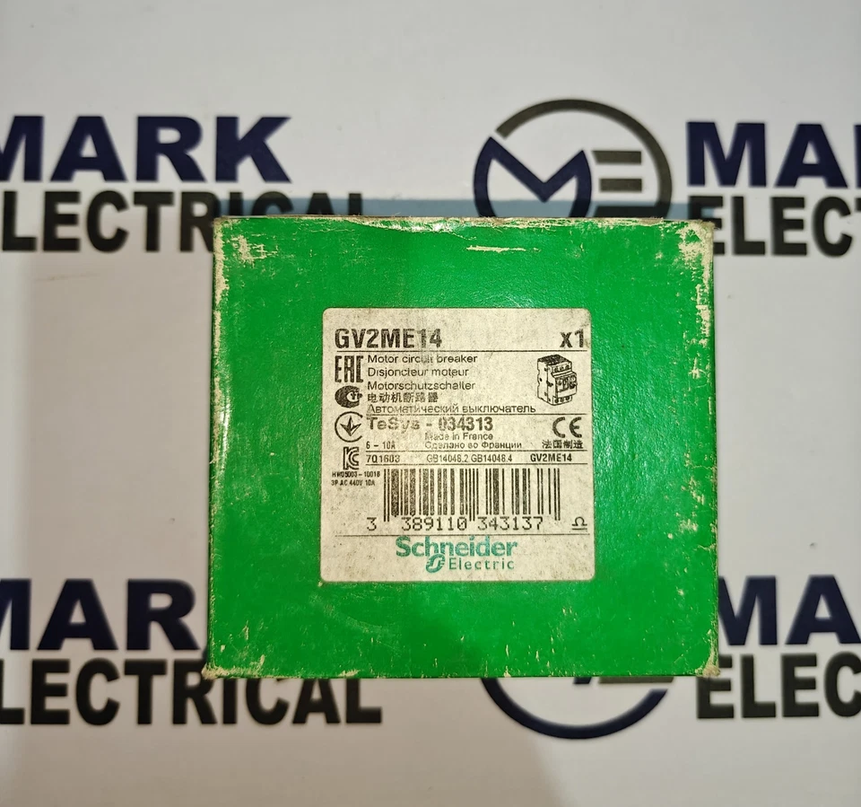 SCHNEIDER GV2ME14 MOTOR PROTECTION CIRCUIT BREAKER RANGE 6-10A FAST SHIPPING - Image 2 of 4