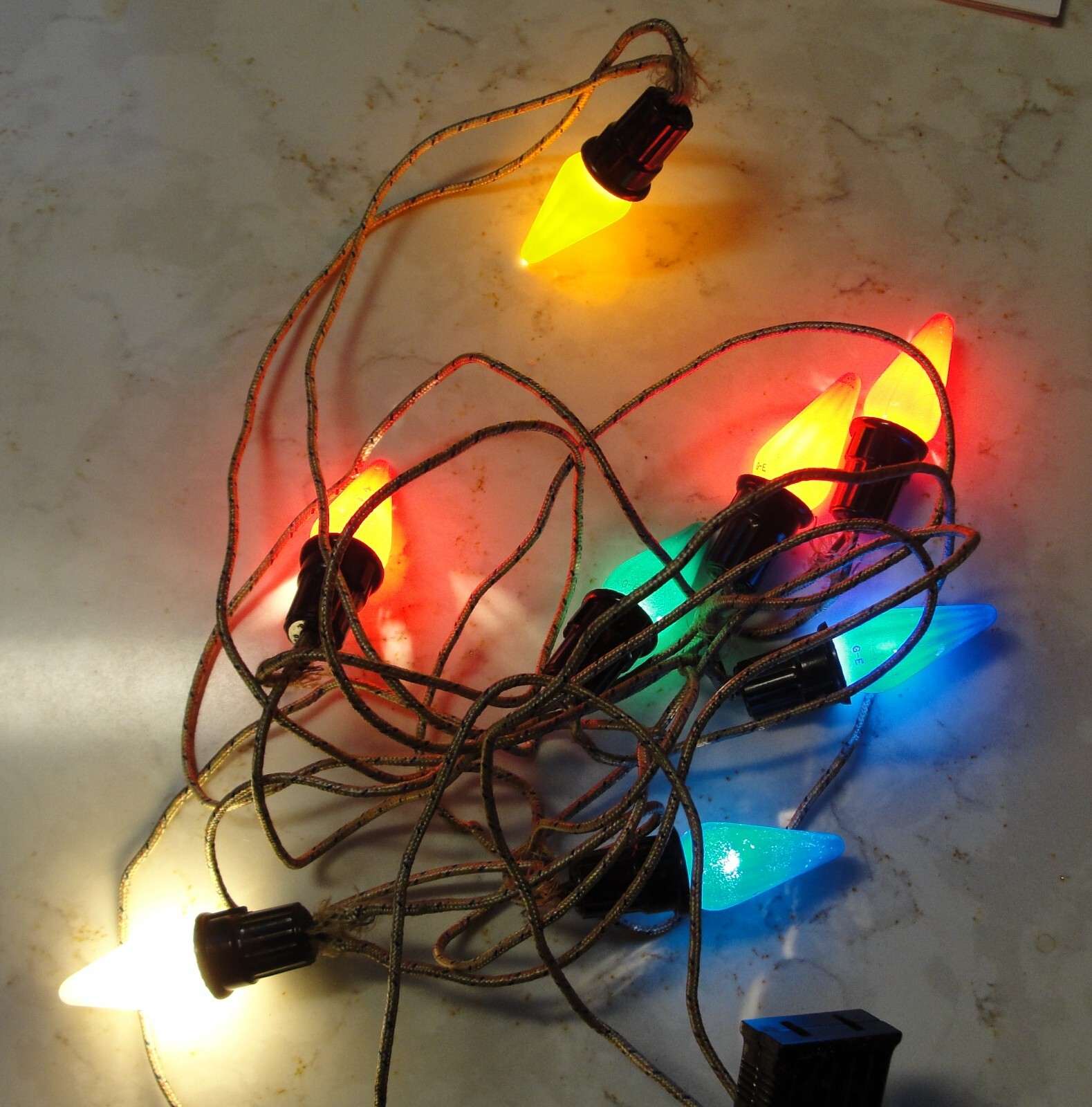 Vintage Strings of C6 Christmas Lights All Work Preowned eBay