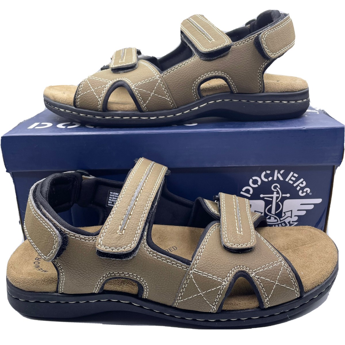 DOCKERS fisherman casual strap sandals mens Size 10W Amazon.com | Dockers Men main image 4