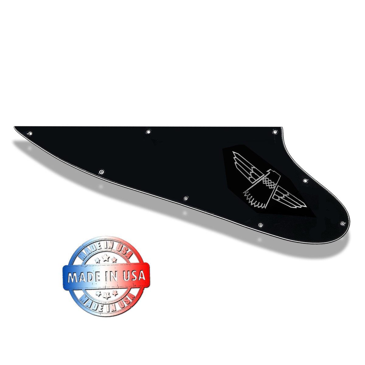 New 3 Ply B/W/B Pickguard for OPTION 5 Epiphone Thunderbird Bass +