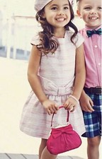 NWT Janie  Jack Girls 12 Pink Boucle Dress Posh Posy So Chic Portrait Party New