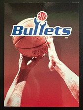 1994-95 NBA Hoops Washington Bullets Team Logo Basketball Card Skybox #417