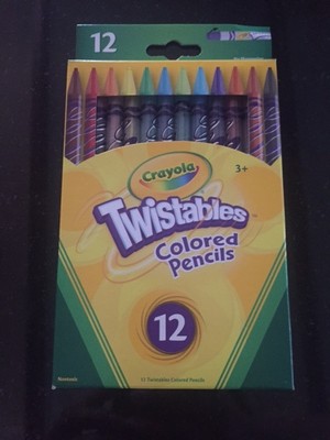 CRAYOLA SET TWISTABLES PENCILS 12 PLUS 12 X WASHABLE MARKERS  BRILLIANT COLOURS 