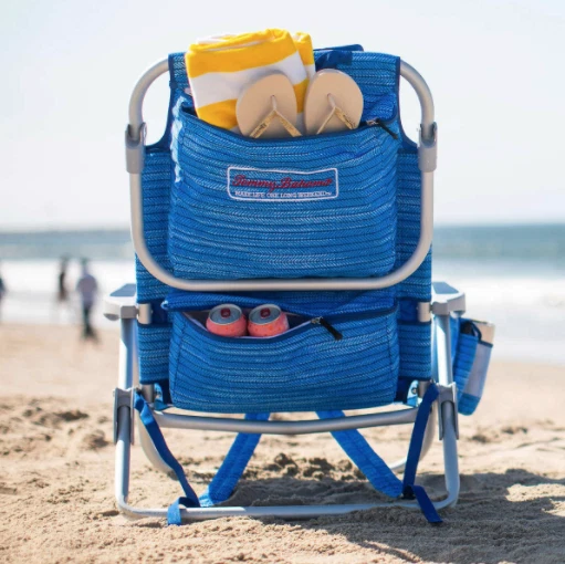 Tommy Bahama Beach Chair Folding Seat Stripes Summer Camping