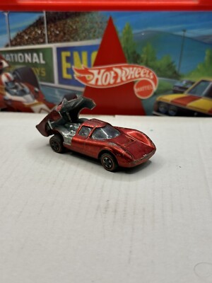 Hot Wheels Redline Lola Gt70 1968 Hot Wheels Redline LOLA GT70 Red USA