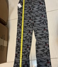 Men s Sonoma Microfleece Gray Red Truck Pajama Pants Size Small. New