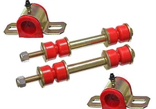 70-81 Trans Am Polyurethane Front Sway Bar Bushing / End Link Kit 1 1/4" RED