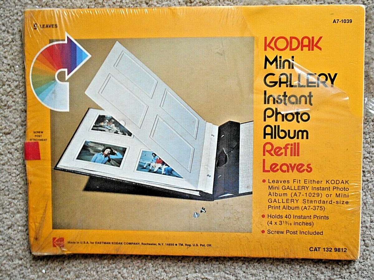 Vintage Kodak Mini Gallery Instant Photo A;bum Leaves A7-1039