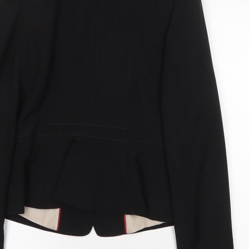 New Look Womens Black Polyester Blend Blazer Size 12 - Picture 4 of 10