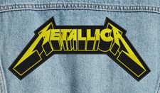 Metallica BACK Patch 3D Logo Patch Embroidered High-Quality