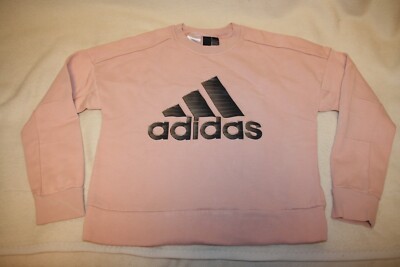 Kinder Adidas Sweatshirt rosa / apricot Gr. 152 Sweater Pullover