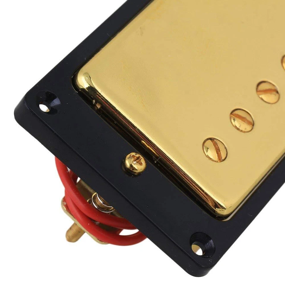 Juego Pastillas Doradas Doble Bobina Apto para Guitarra Foto 4 de 4