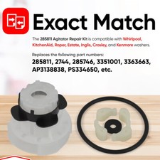 For Whirlpool, Kenmore 70 110 80 90 Washing Machine Agitator Dogs Cam Kit 80040