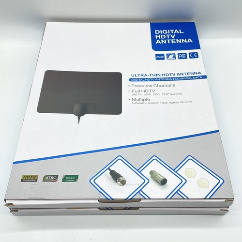 2-TV Antennas Indoor, Digital Amplified Indoor HDTV Antenna, 1080p VHF UHF - Picture 4 of 10