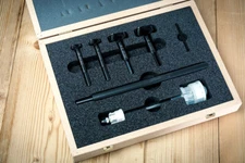 FAMAG 1622.556 Mühlensatz Bormax IN Wooden Box for Crushgrind Grinder, 5-tlg