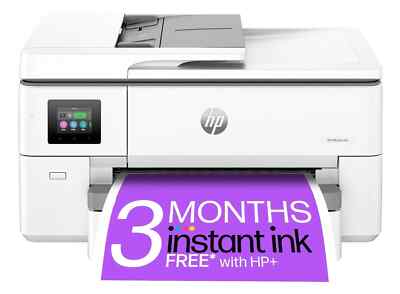 HP OfficeJet Pro 9720e A3 Farb-Multifunktions-Tintenstrahldrucker mit HP+ und 3