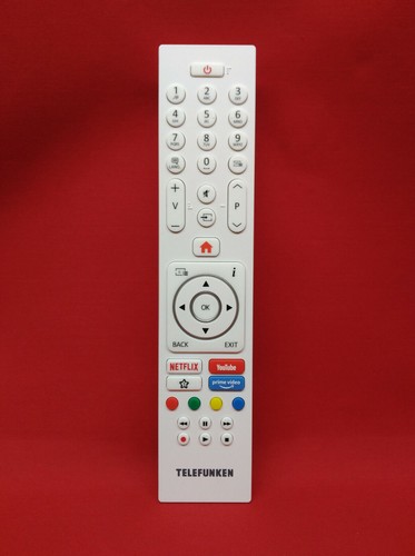 Télécommande D'origine Telefunken TV RC43160N - Neuf, Compatible Plusieurs Modèles, Remplacement Facile