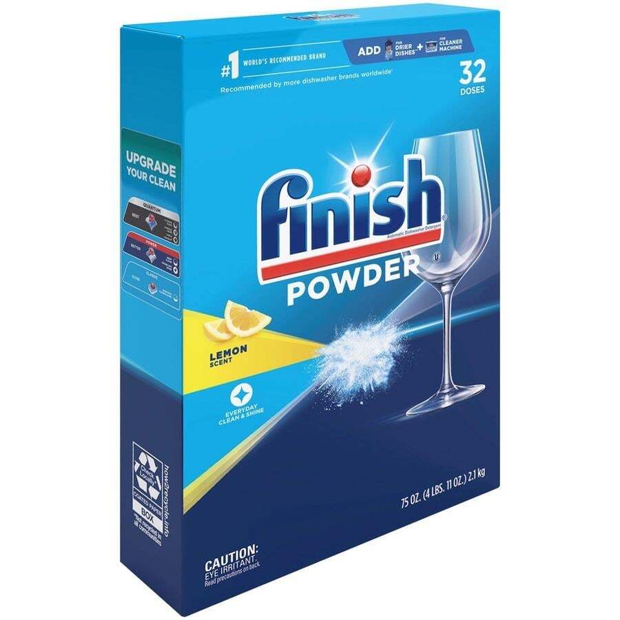 Finish Powder Dishwasher Detergent Lemon Fresh Scent 75 oz Dishes eBay