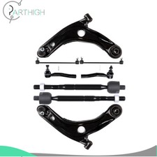 8x Front Sway Bar Tie Rod Control Arm And Ball Joint For 2007-2012 Toyota Yaris