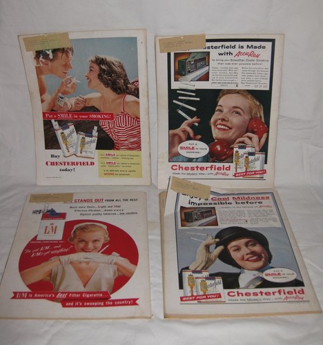 LEATHERNECK MAGAZINE OF MARINES 10 VOLS, 1955, SANTA SMOKING CHESTERFIIELD AD - Picture 6 of 10