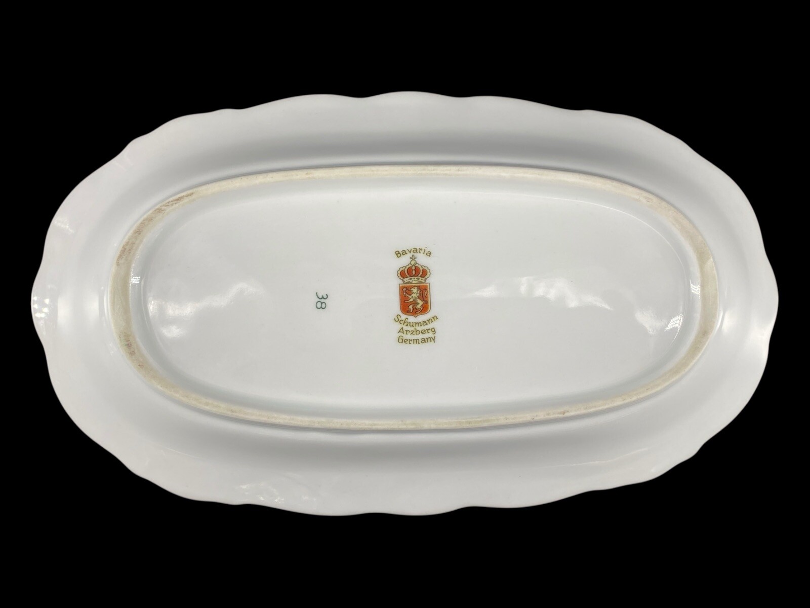 Bavaria Schumann Arzberg Germany Wild Rose Relish Scallop Gold Rim ...