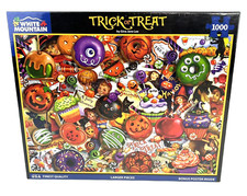White Mountain Puzzle TRICK OR TREAT BY GINA JANE LEE 24X30 1000 Pcs NEW