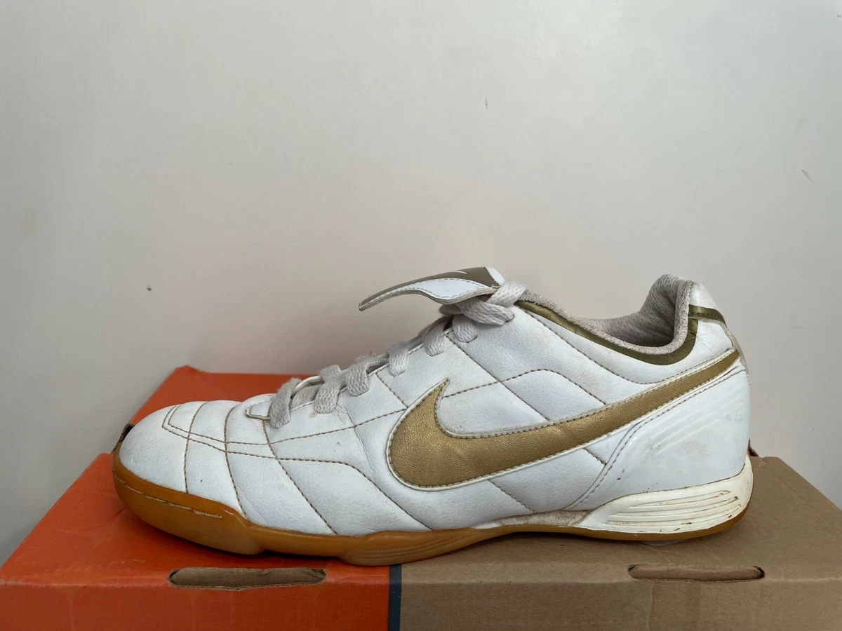 NIKE R10 Ronaldinho T90 Gold INDOOR TRAINERS SOCCER SHOES 7 8 41 |