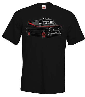 Youth Designz A-Team Van Herren T-Shirt Print Logo Nerd Retro 90s Auto Spruch
