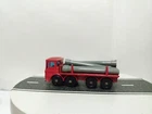 Matchbox Pipe Truck Lesney Diecast Ergomatic Cab Red #10 England NM VTG w/Pipes