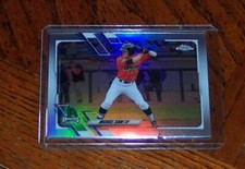 MICHAEL SIANI 2021 TOPPS PRO DEBUT CHROME SILVER REFRACTOR /99 SP CARD # PDC-144