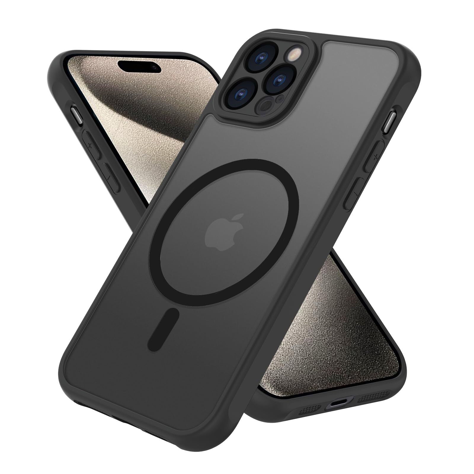 for iPhone 15 Pro Max Case MagSafe Compatible US Military MIL Standard Magn 496