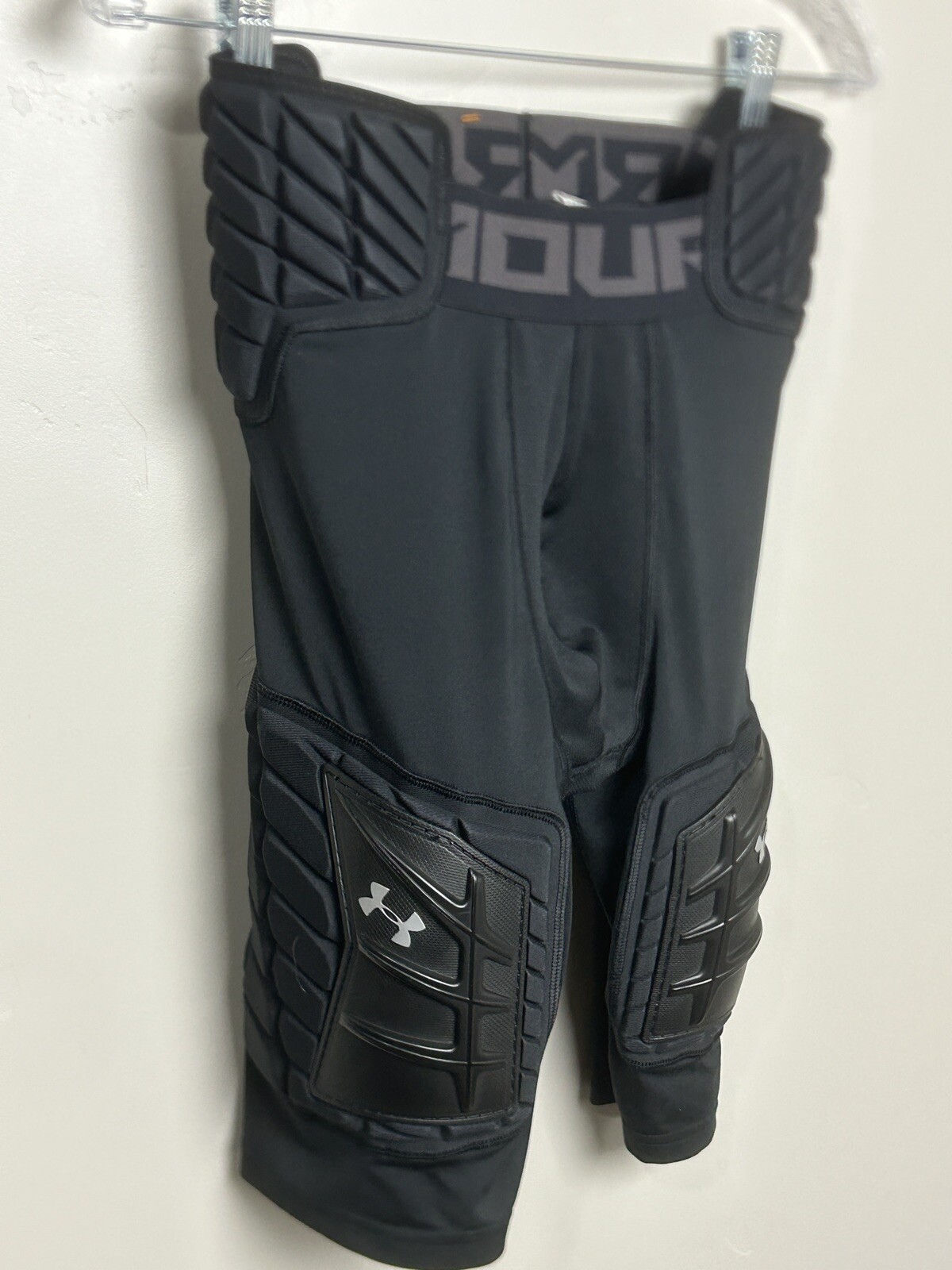 Under Armour Heatgear UA Football Pants 5 Pad Girdle Black Leg Pads