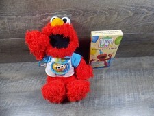 Elmo's World Elmo Dorothy 14" Talking Singing Plush Birthdays/Games VHS Tape